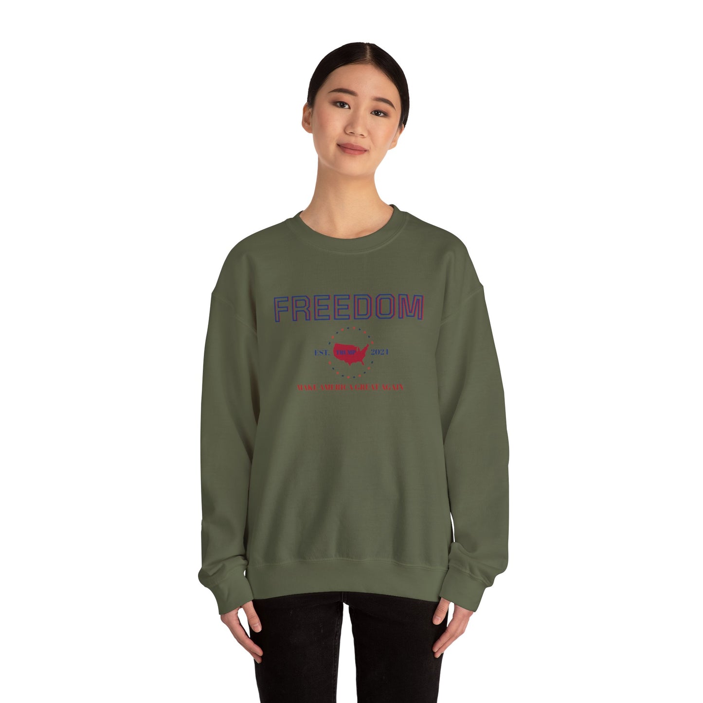 Freedom MAGA Crewneck Sweatshirt