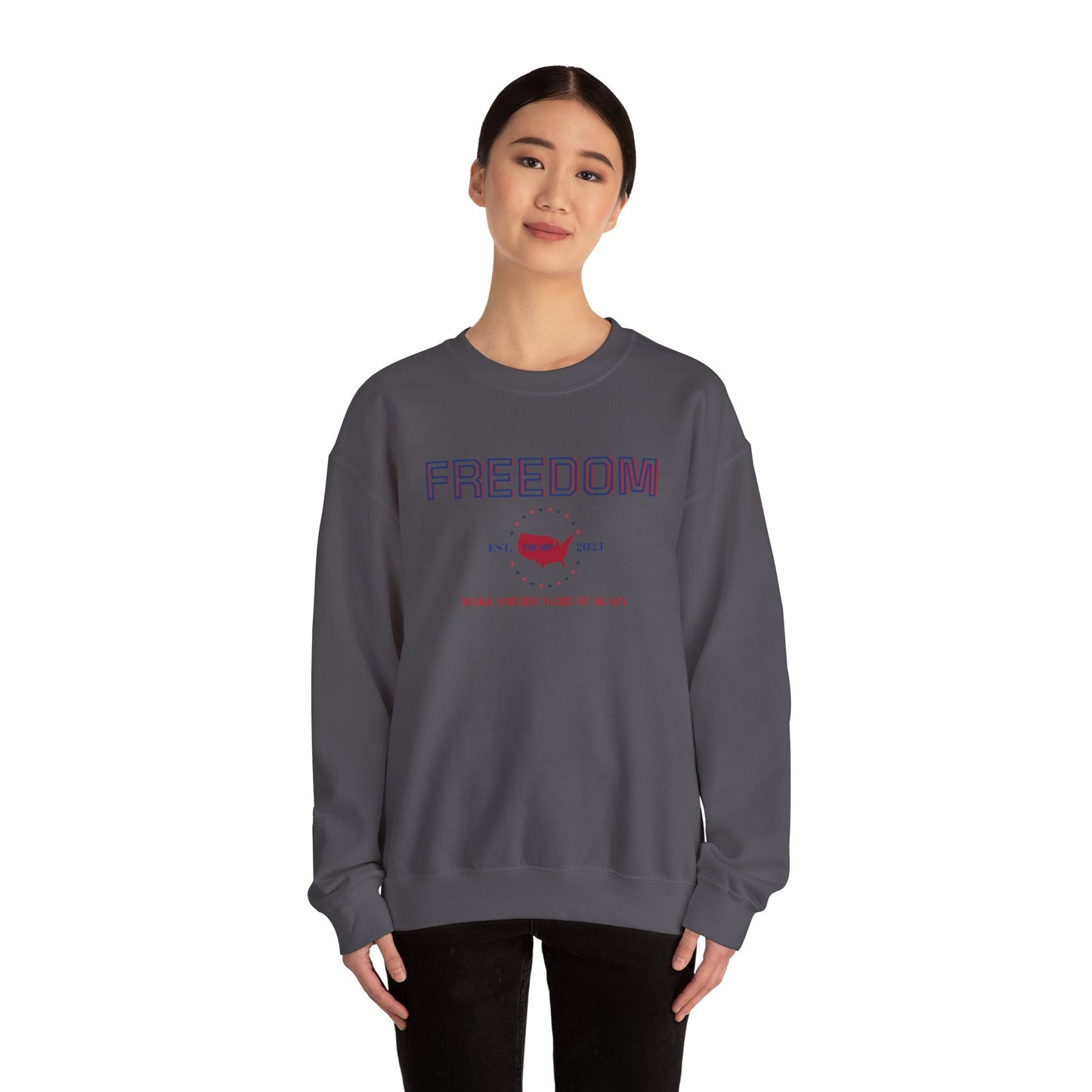 Freedom MAGA Crewneck Sweatshirt