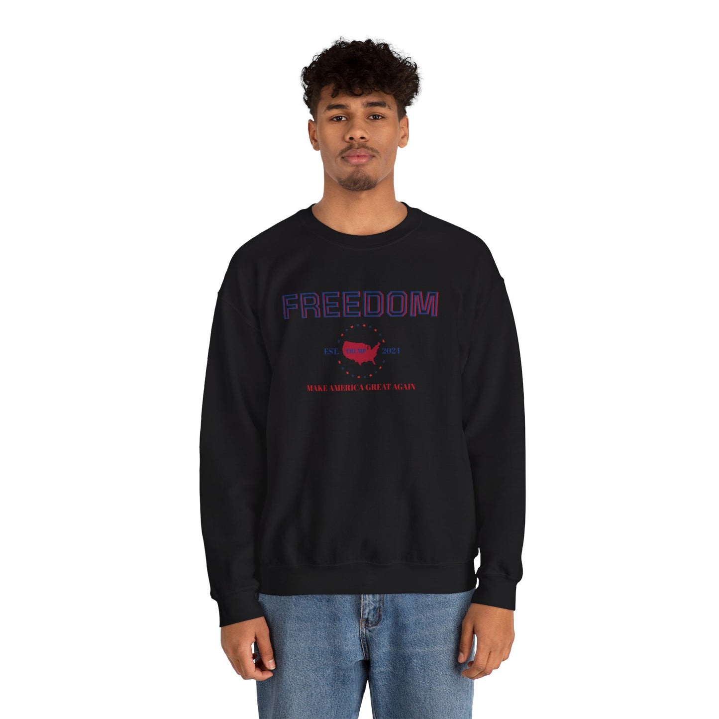 Freedom MAGA Crewneck Sweatshirt