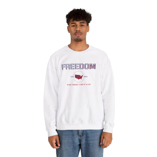 Freedom MAGA Crewneck Sweatshirt