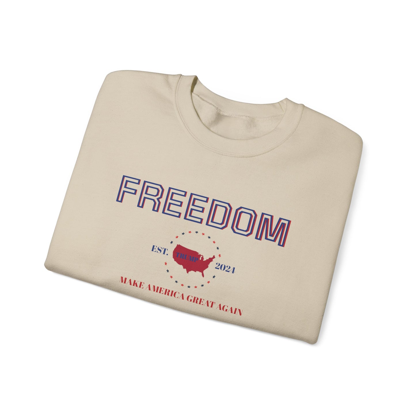 Freedom MAGA Crewneck Sweatshirt