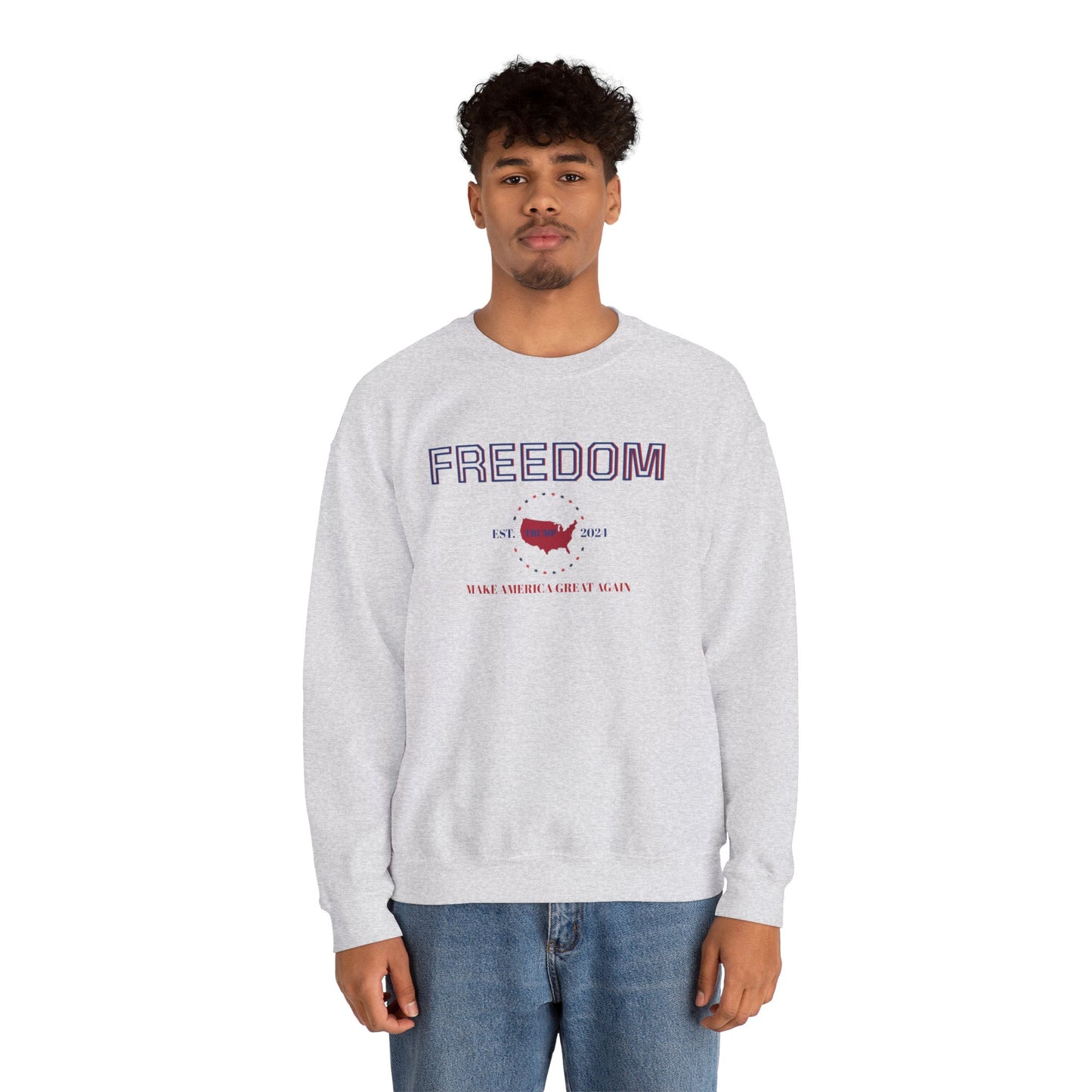 Freedom MAGA Crewneck Sweatshirt