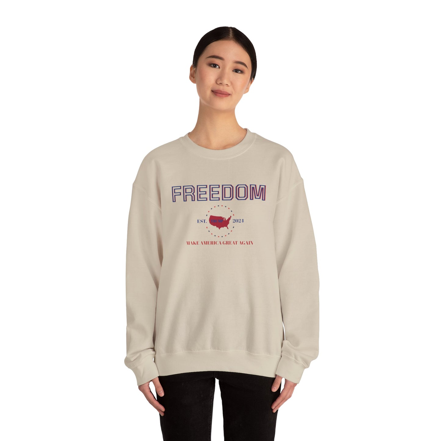 Freedom MAGA Crewneck Sweatshirt