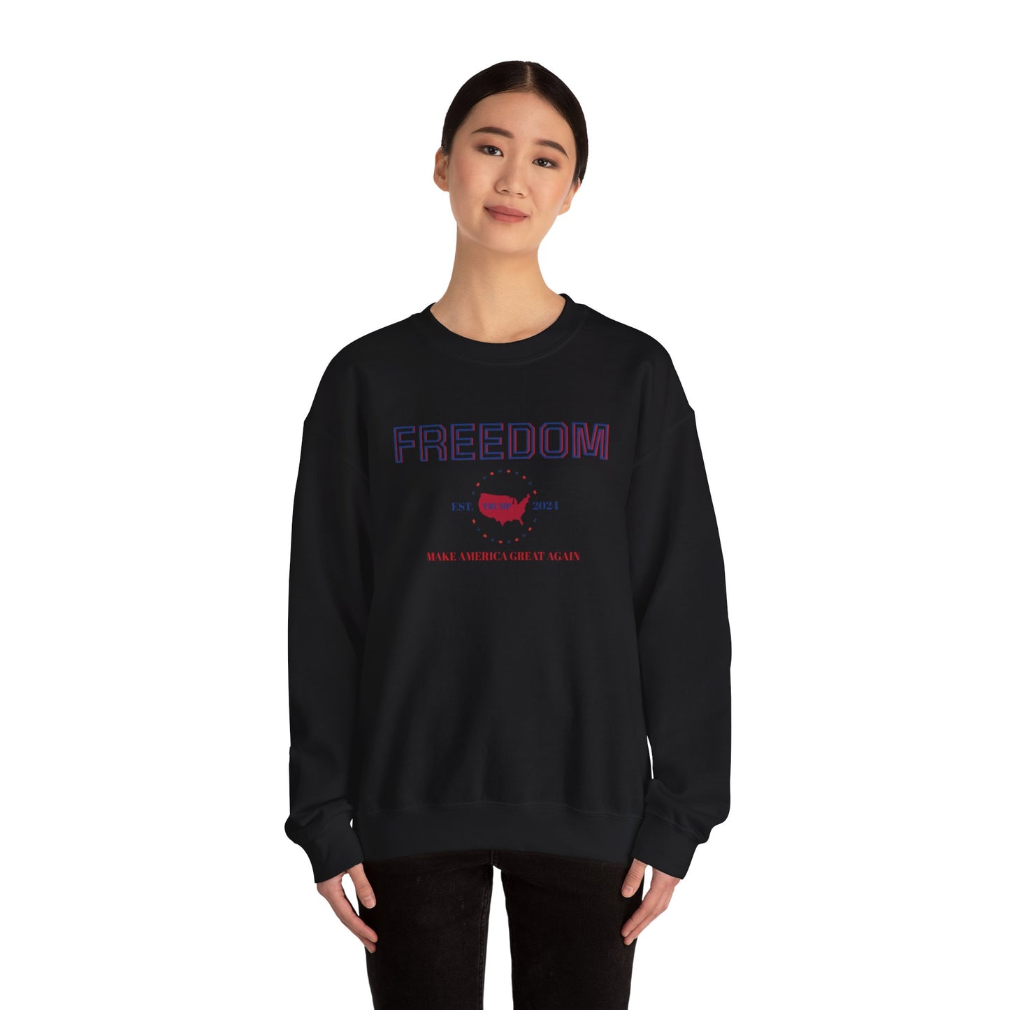 Freedom MAGA Crewneck Sweatshirt