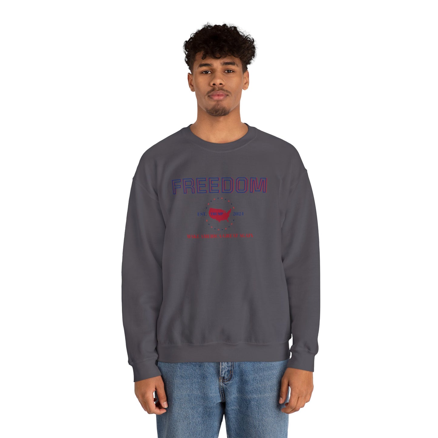 Freedom MAGA Crewneck Sweatshirt