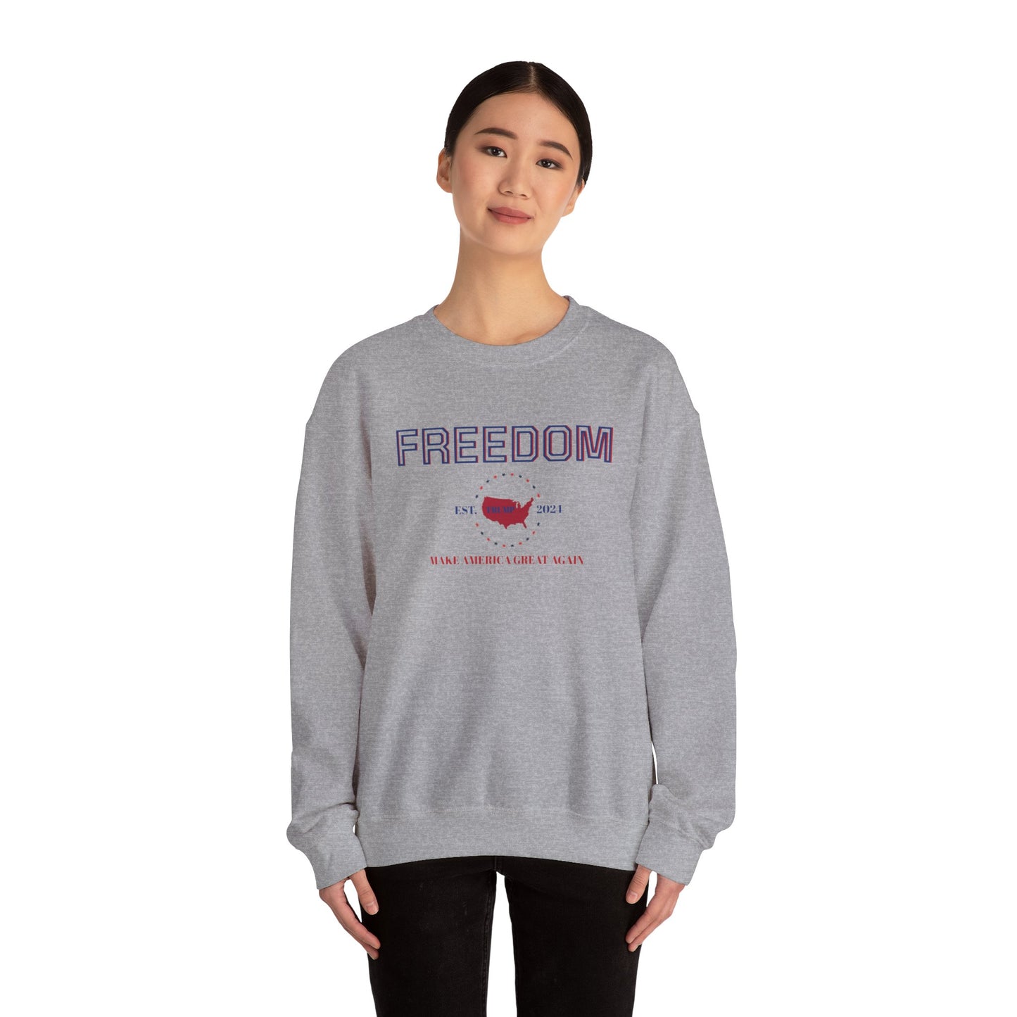 Freedom MAGA Crewneck Sweatshirt