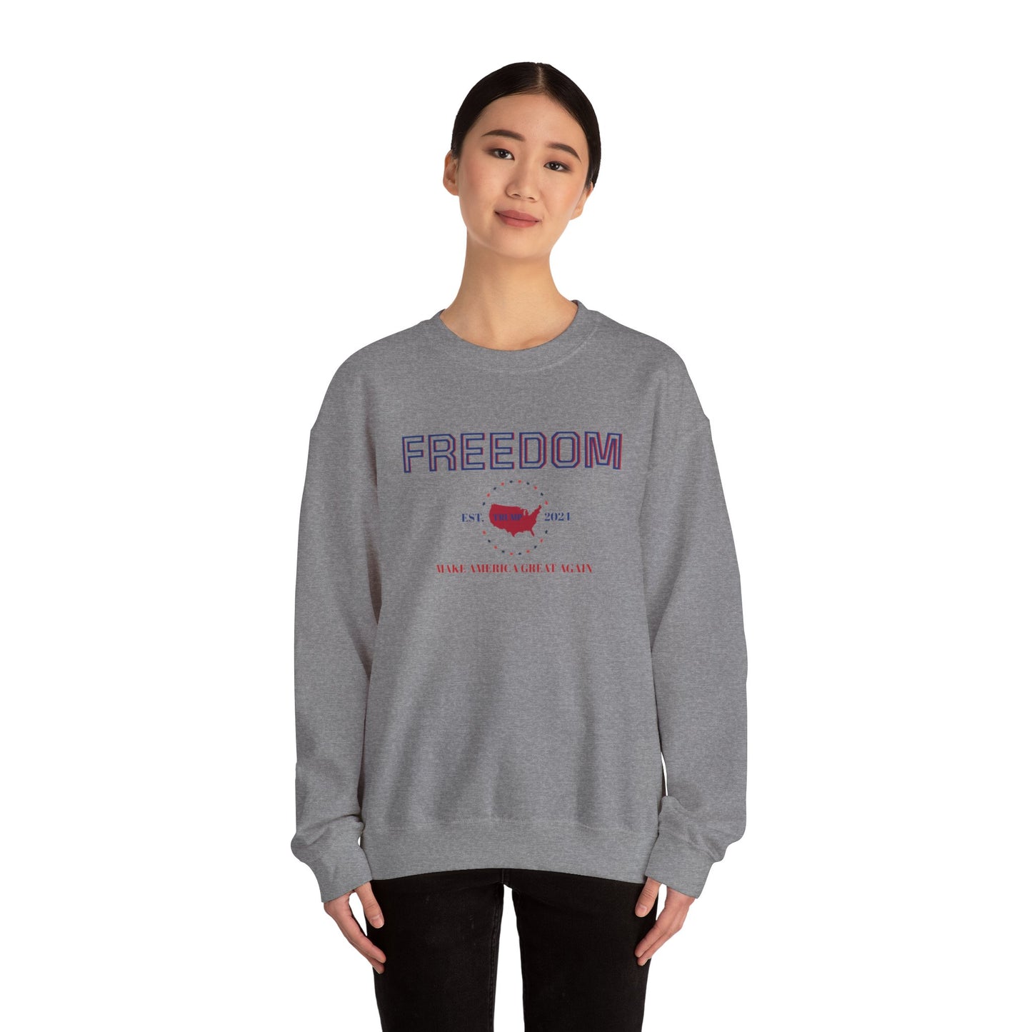 Freedom MAGA Crewneck Sweatshirt